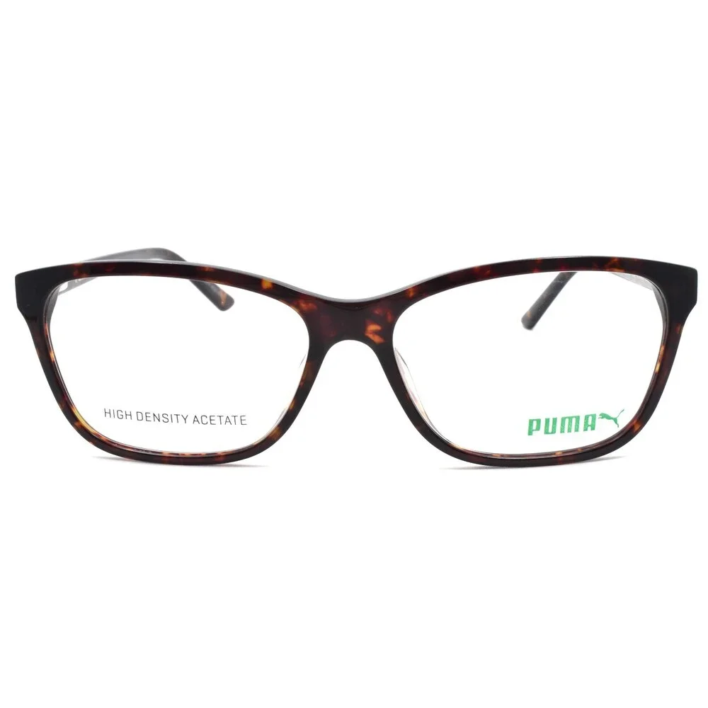PUMA PU0183O 007 Women's Eyeglasses Frames 56-16-145 Brown Havana